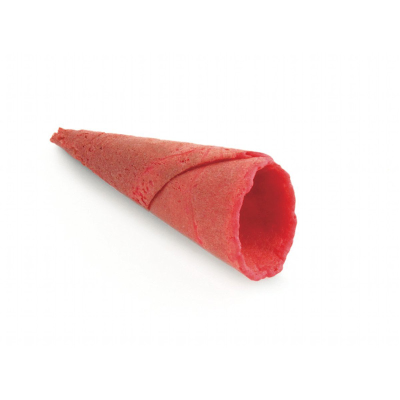 MINI CONO GALLETA TOMATE 75mm (DIS504) 1/260un. + PALETA CARTÓN